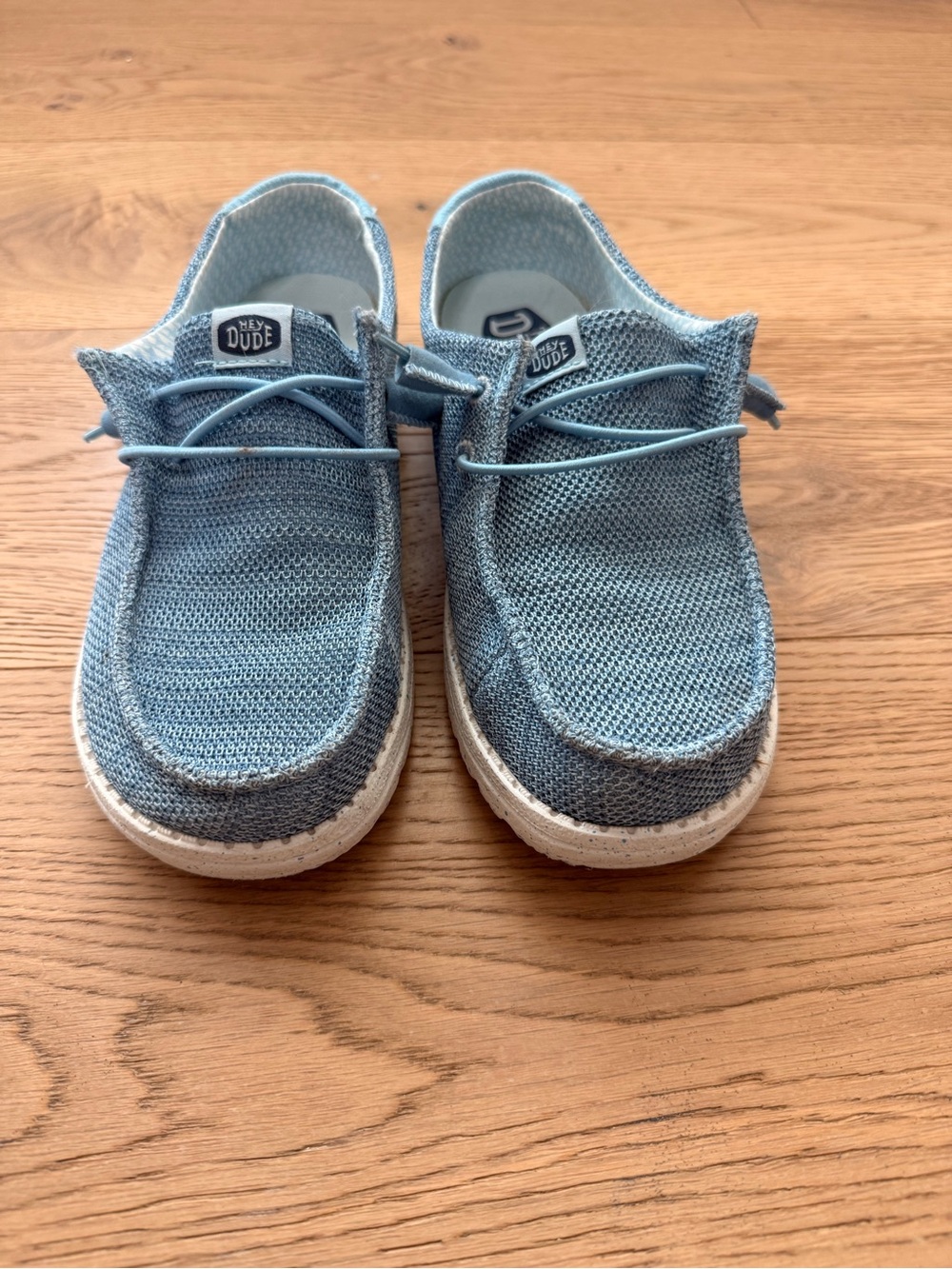 Hey Dude Wendy Light Blue Slip-On Shoes